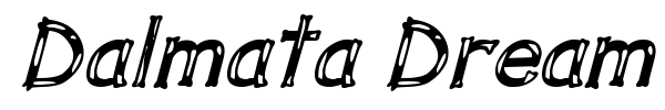 Dalmata Dream font preview